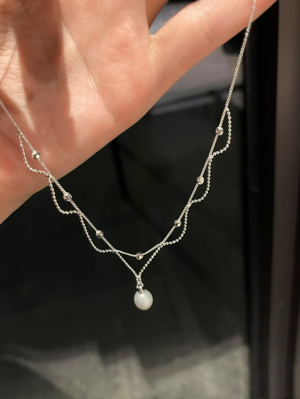 "Pearl Romance" Delicate Lace Choker Necklace